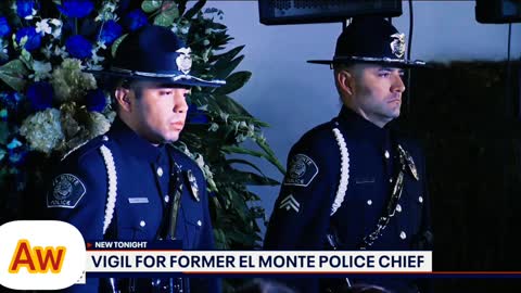 VIGIL HELD FOR EL MONTE POLICE CHIEF BEN LOWRY