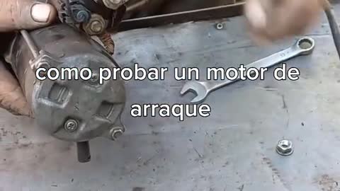 How to test the starting motor