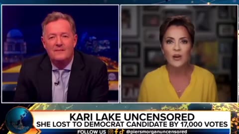 Kari Lake Tells Piers Morgan to Shove It