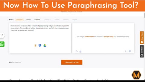 How To Use Paraphrasing Tool?