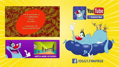 CARTOON oggy and the side