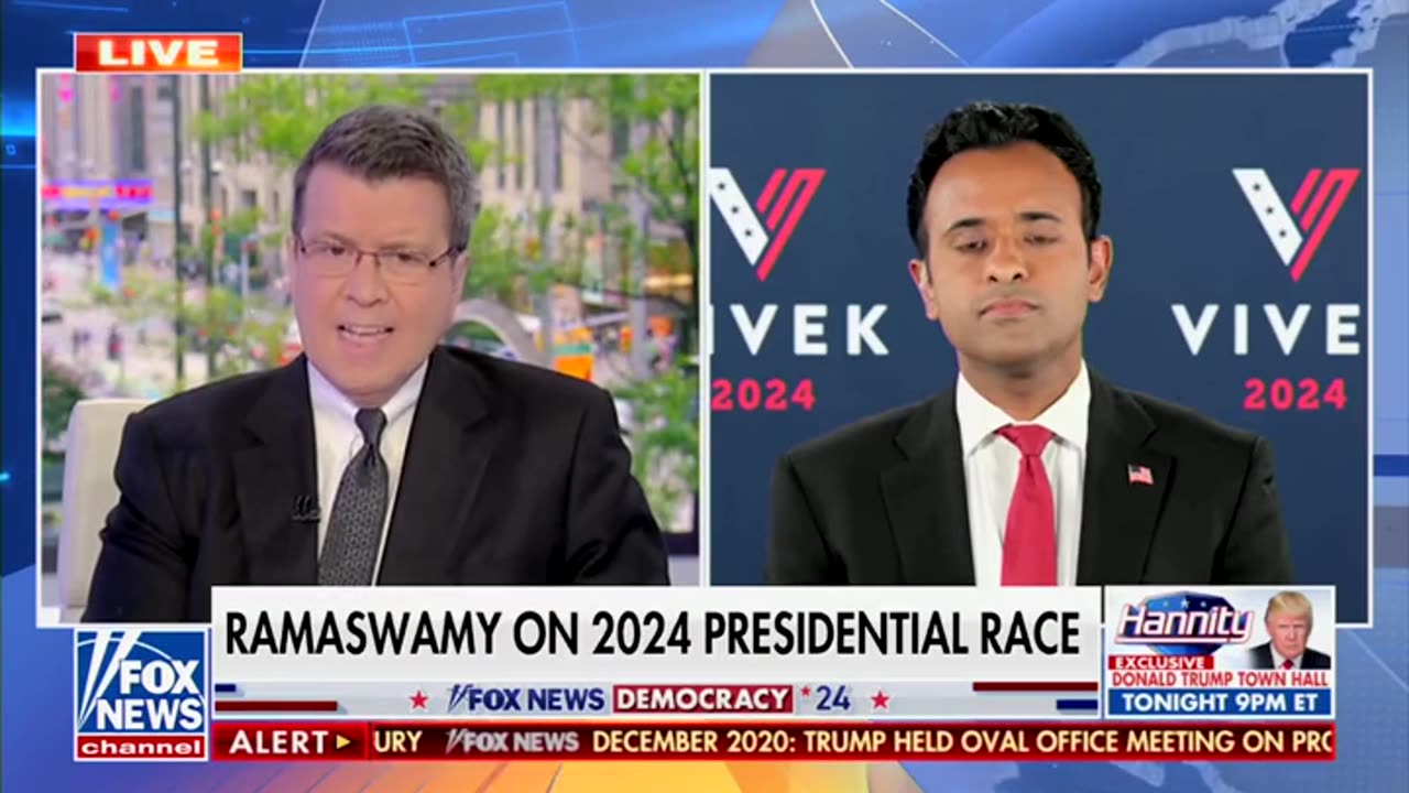 Vivek Ramaswamy, Neil Cavuto Spar