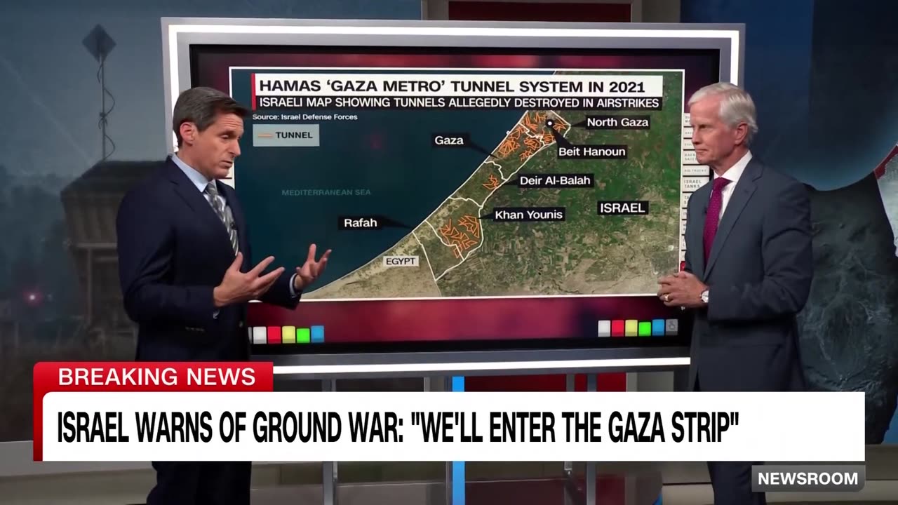 Isreals strategy for a ground battle in Gaza revealed by a Retired US General.