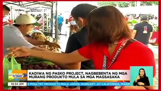 KADIWA NG PASKO PROJECT, NAGBEBENTA NG MGA