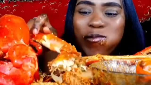 The crab legs are delicious
