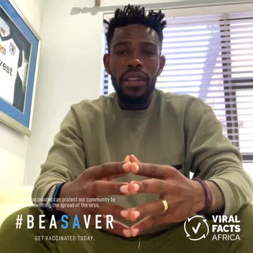 Bafana Bafana captain Thulani Hlatshwayo encourages people to get Covid-19 vaccine shot