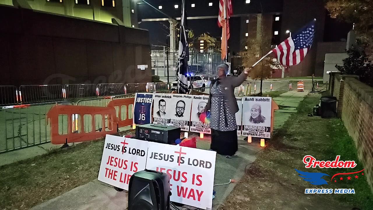 LIVE IN DC for the J6 Vigil to stand with the J6 Political Prisoners 11.13.2023