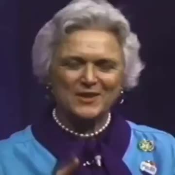 Barbra bush be looking ruff..lol