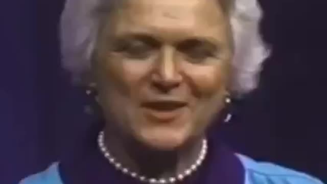 Barbra bush be looking ruff..lol