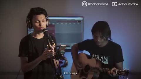 Bunga Cover Adlani rambe(video lirik)