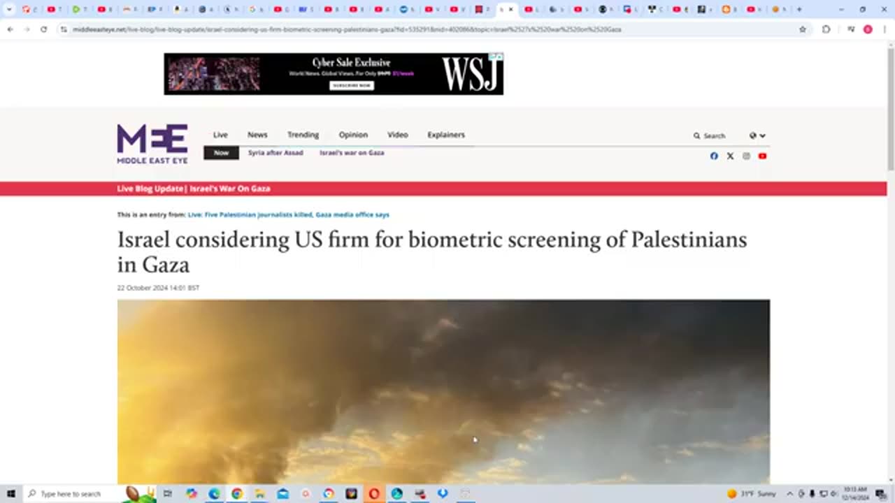 Israel using biometric screening; This prophecy coming to pass now!!! (Apostle Tahar)