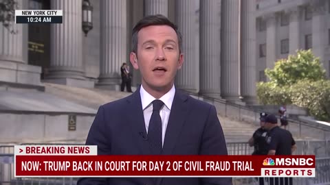 Trump appears in court for day 2 of New York civil fraud trial-