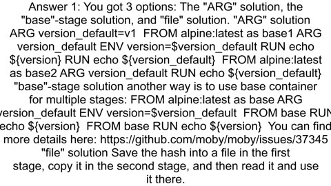 How do I copy variables between stages of multi stage Docker build