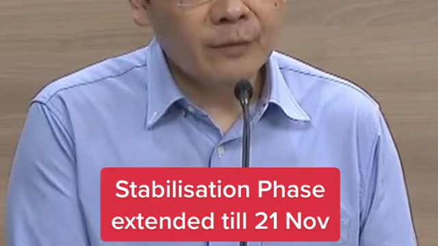 Stabilisation Phaseextended till 21 Nov