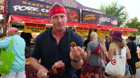 Mega-Sized USA Fair Food!! Minnesota State Fair Food Factories!!