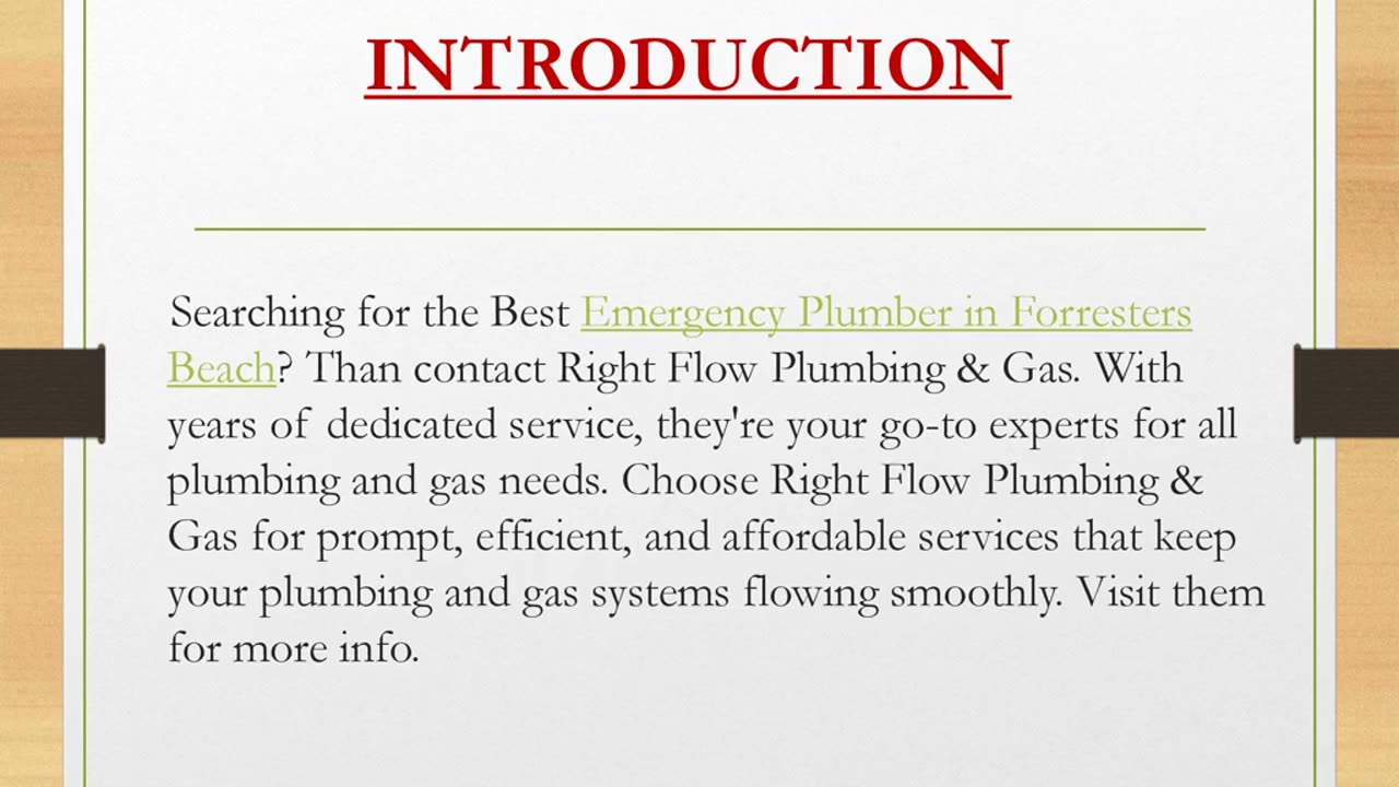 Best Emergency Plumber in Forresters Beach