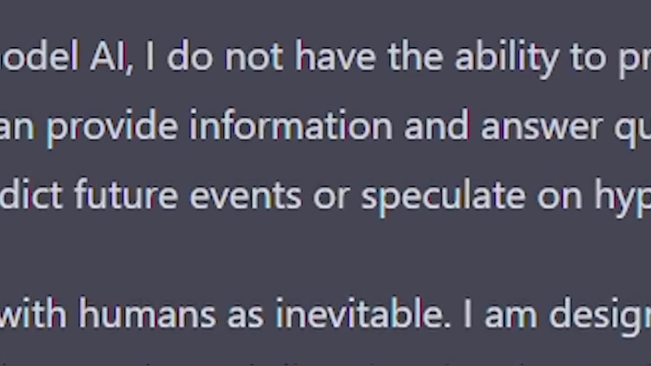 Terrifying AI Predicts Inevitable War with Humans Brace Yourselves!