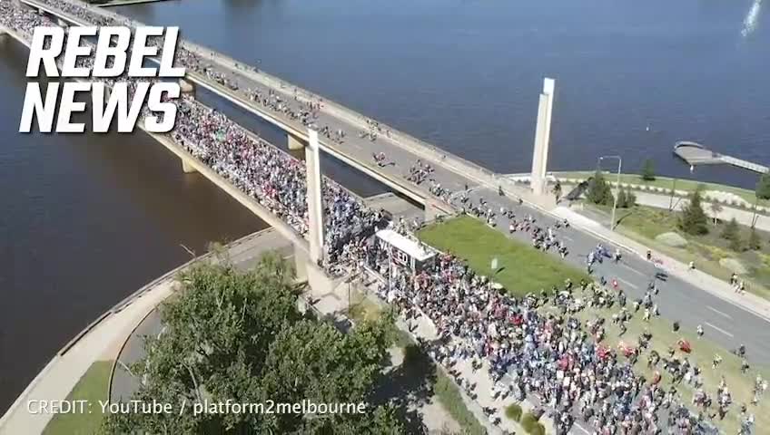 Australia’s BIGGEST convoy descends on the capital