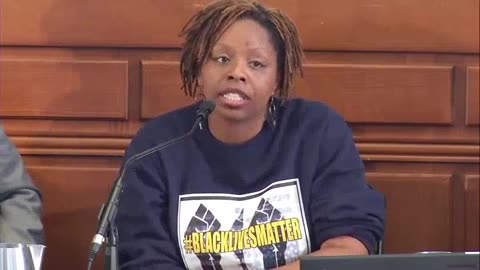 BLM founder Patrisse Cullors in 2015, calling for the eradication of