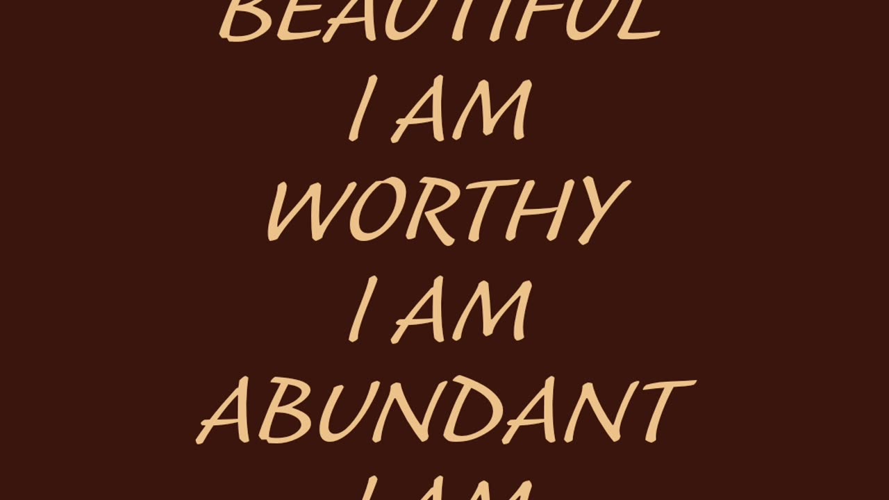 Self Love Affirmation