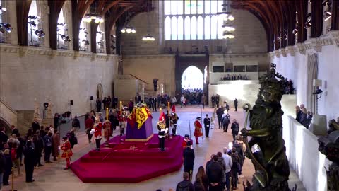 Bidens pay their respects to Queen Elizabeth