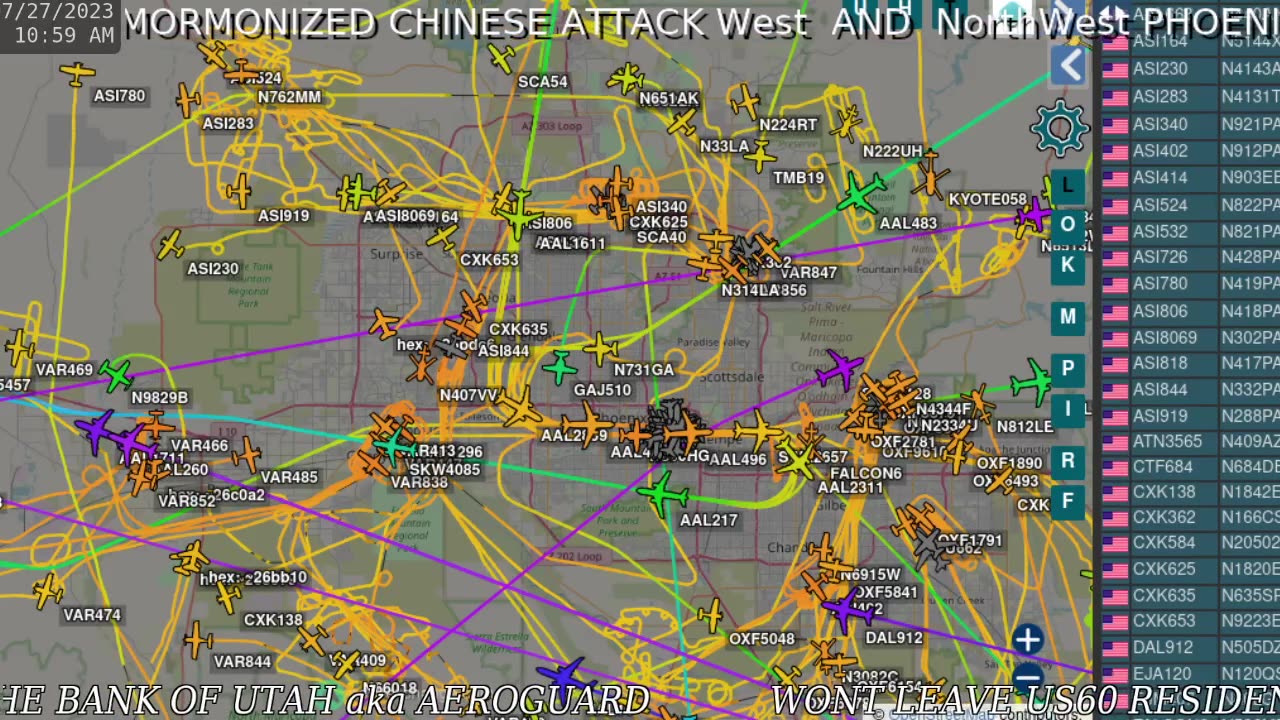 Bird MAFIA AEROGUARD, still gang stalking US60 Arizona with KIDS - July 27th 2023
