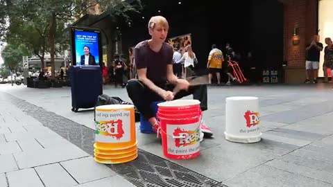 Sydney Bucket Drumming