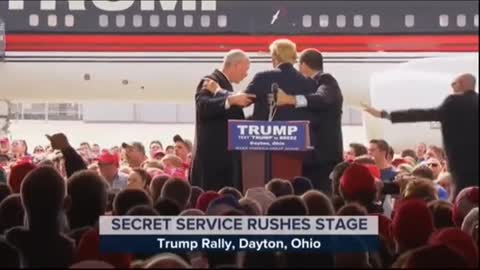 Trump Gets “Attacked ”byA Protestor on Live