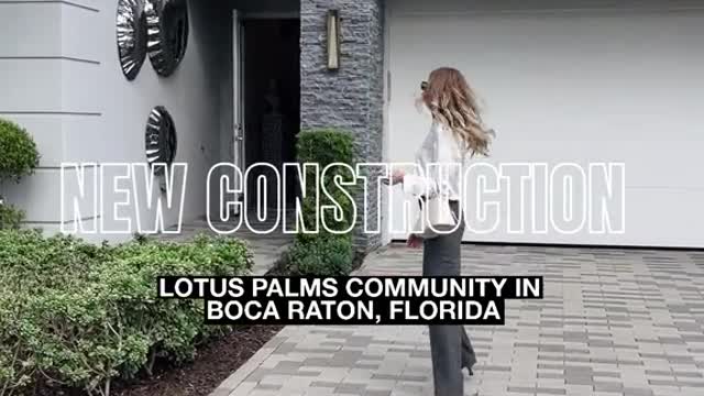 NEW CONSTRUCTION1LOTUS PALMS COMMUNITY IN BOCA RATON, FLORIDA