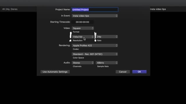 How To Make Instagram/TikTok/Facebook Friendly Videos In Final Cut Pro