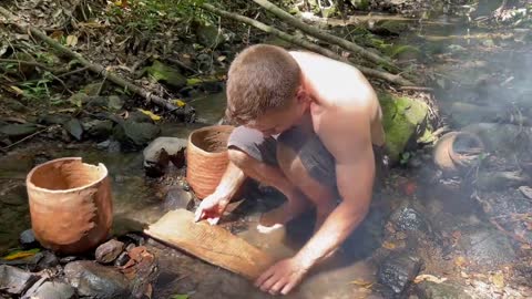 Primitive Technology: Making Iron From Creek Sand