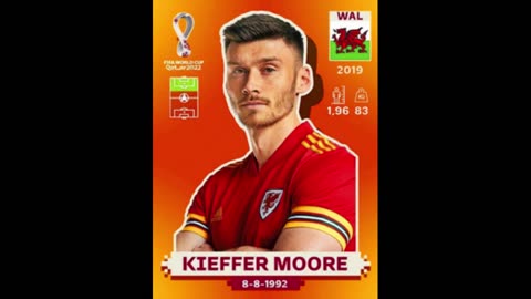 FIFA PANINI WORLD CUP 2022 NATIONAL FOOTBALL TEAM OF WALES