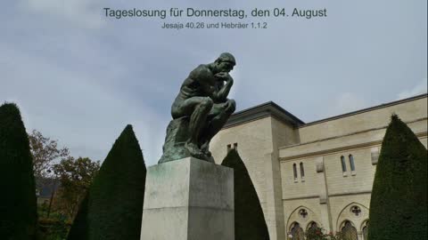 Tageslosung für Donnerstag, den 04. August