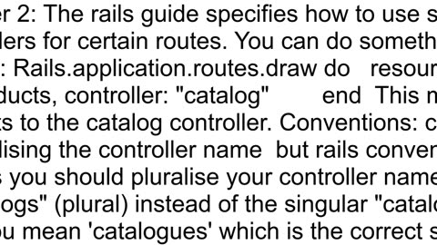 Can I map resources to a different controller