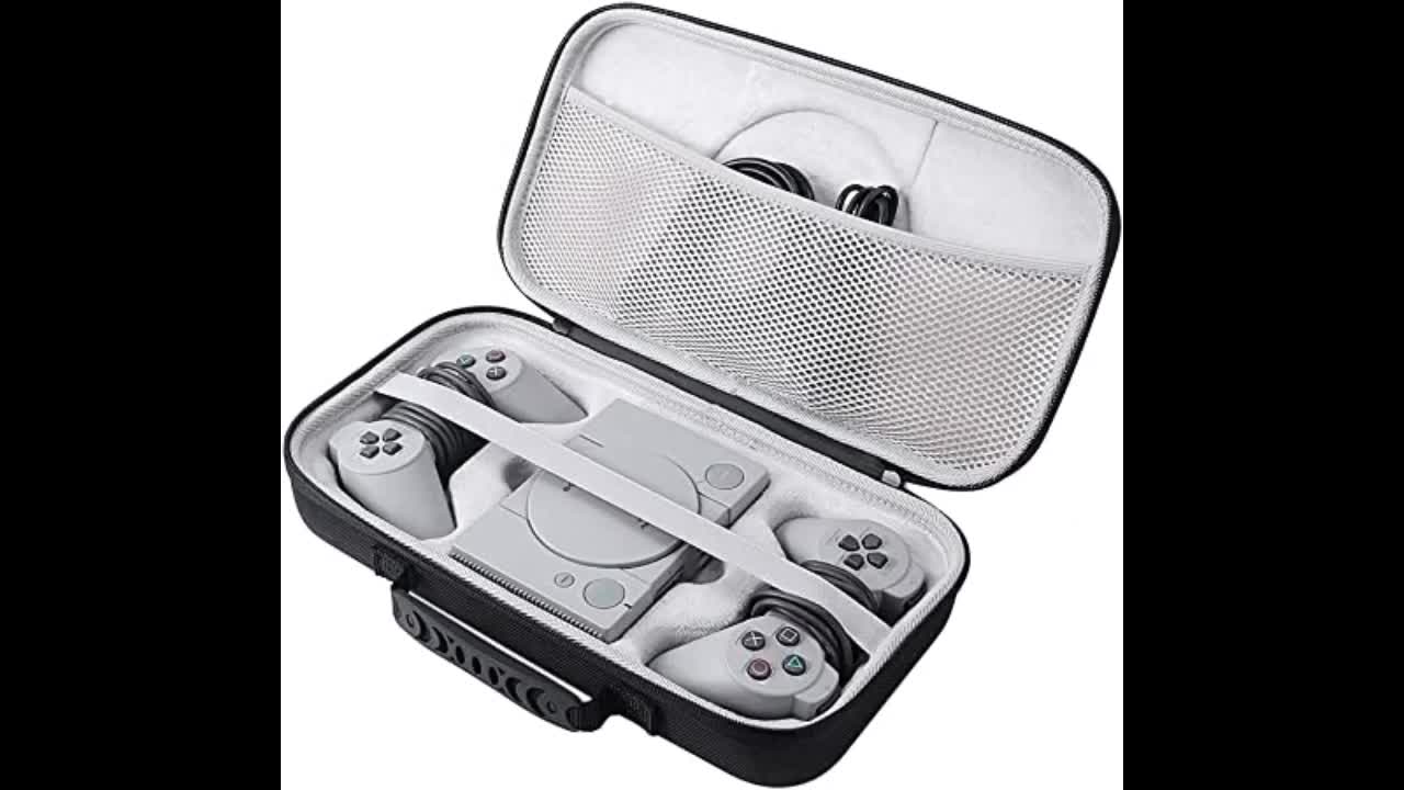 Review: LUNGEAR Carrying Case Compatible for Playstation Classic Console, Hard Travel Case Stor...