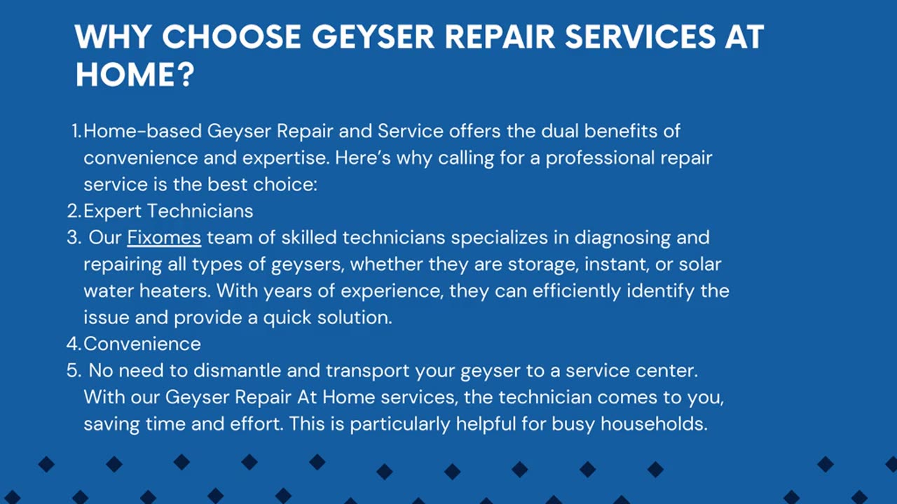 Geyser Repair At Home - Call Today – 7973038143