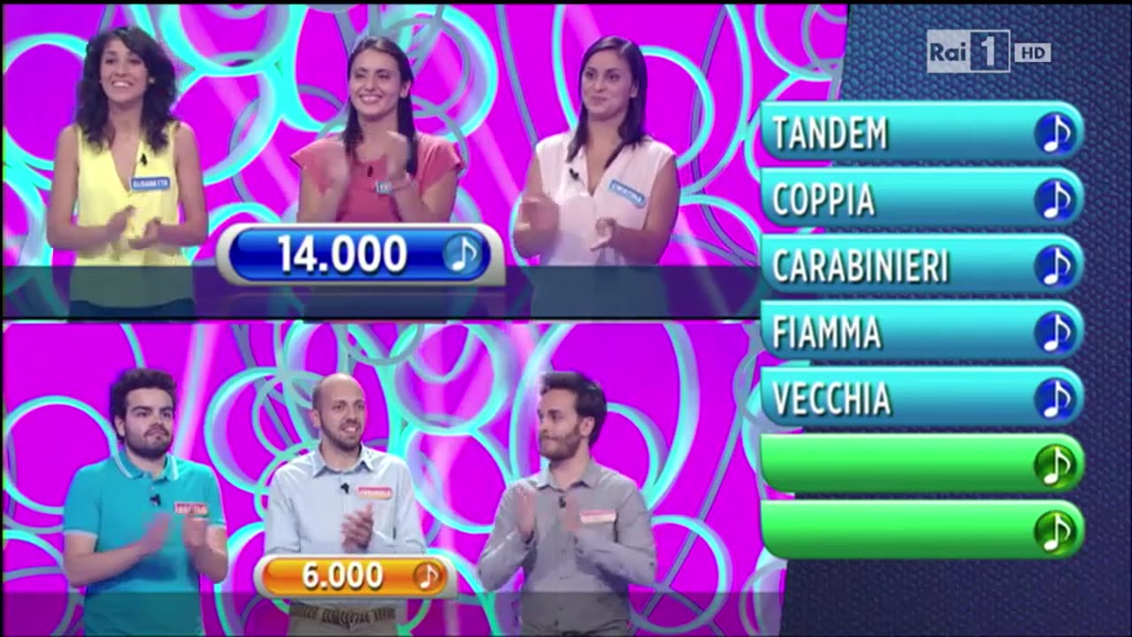 RAIUNO - Reazione A Catena-La Catena Musicale (23/08/2015)