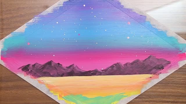 In this video, colorful paintings fill your heart and heal you, part 12.