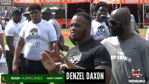 Miami Hurricane Committ Denzel "Suh" Daxon Reppin The U