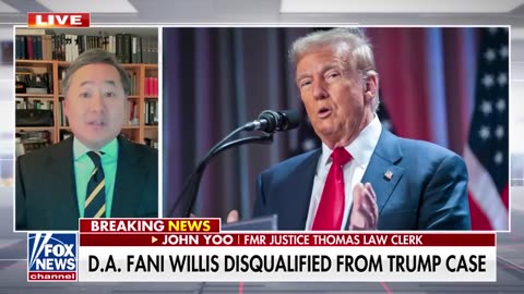 DA Fani Willis disqualified from Georgia Trump case