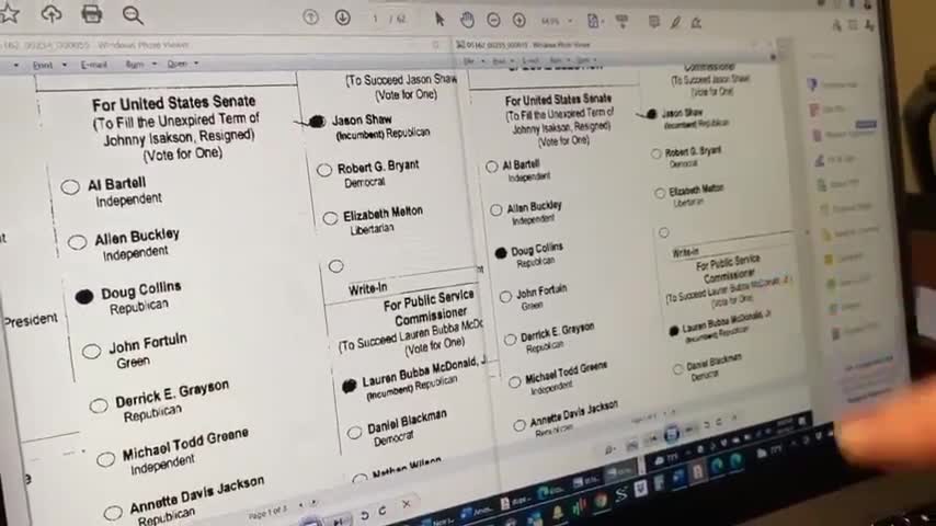 Potentially duplicate ballots