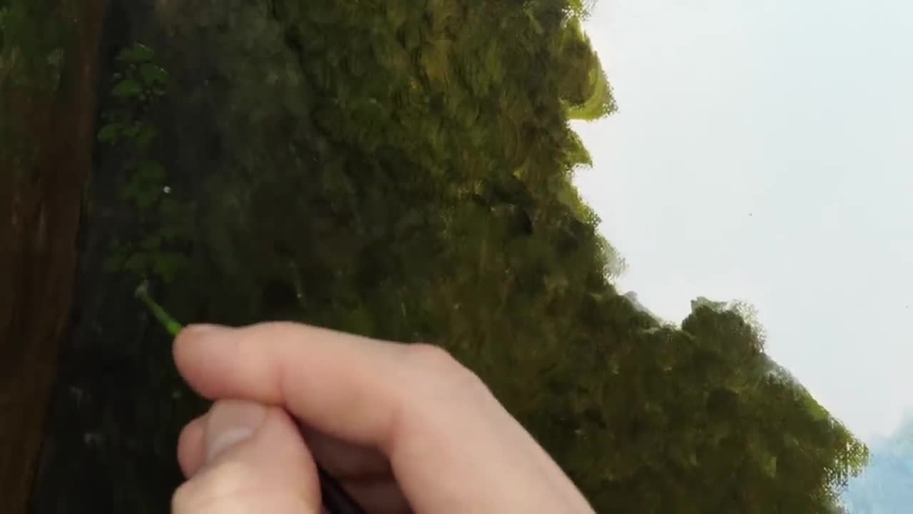 Painting Large Foreground Trees