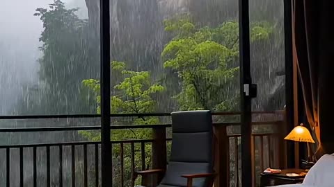 Near to Nature Calm Rain satisfying forest View