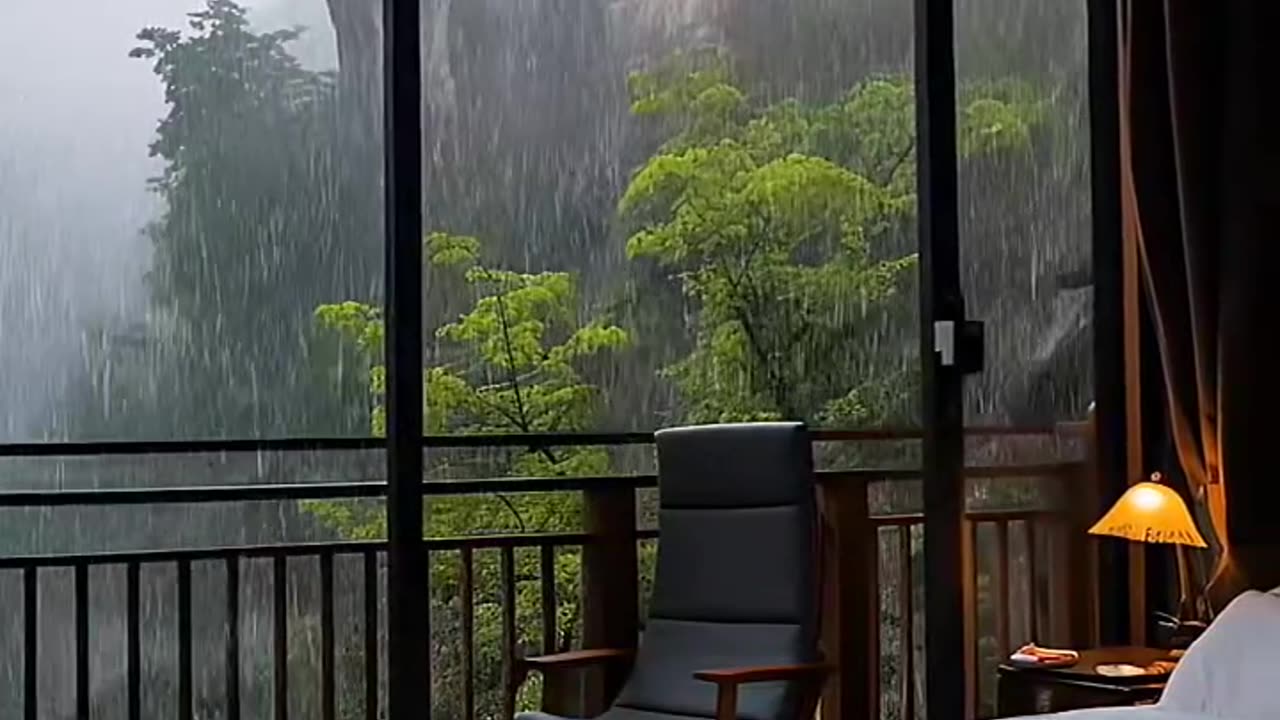 Near to Nature Calm Rain satisfying forest View