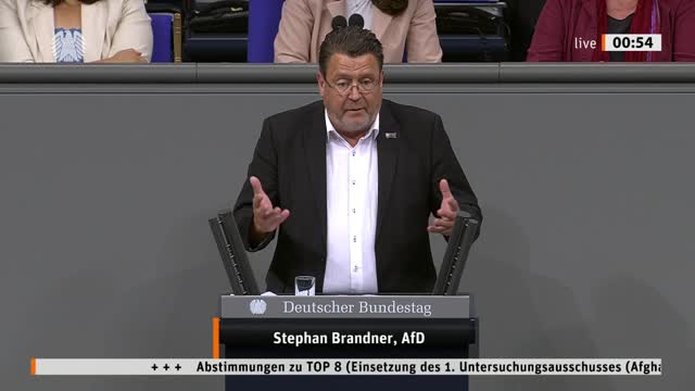 Stephan Brandner Rede vom 08.07.2022 - Einsetzung des 1. Untersuchungsausschusses (Afghanistan)