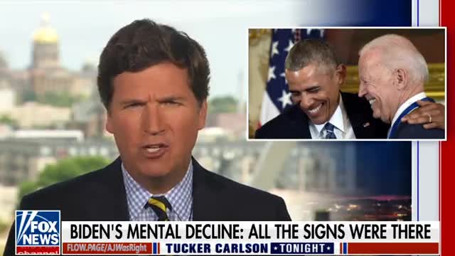 Tucker notes Biden's decline, says Obama is running the Democratic Party