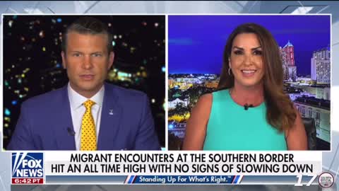 Sarah Carter with a live report from the Southern border.