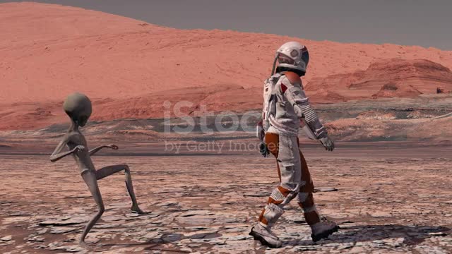 Alien in mars 😃😃😃😃😃