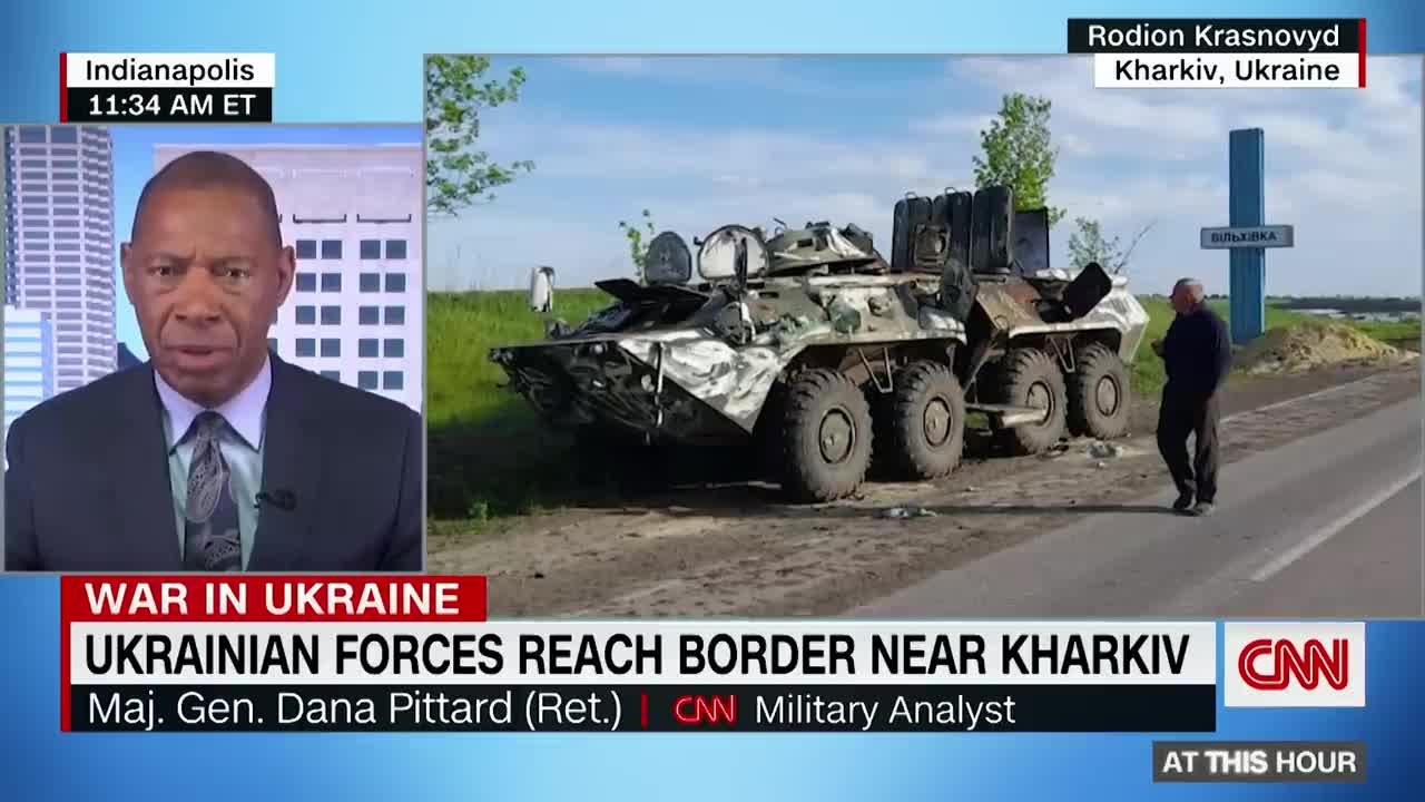 Ukrainian forces reach Russian border near Kharkiv
