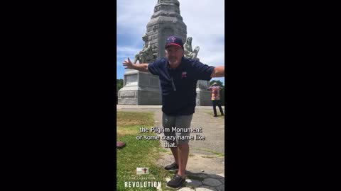 The Christian Revolution at The Faith Monument in Plymouth